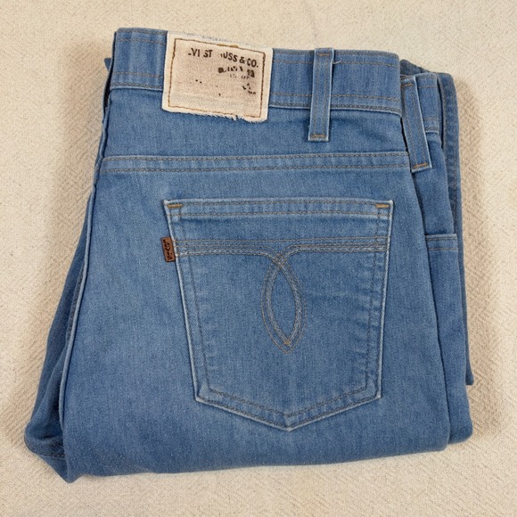 Levi's Denim - Levi's Action Jeans Womens 36x32 Light‎ Blue Denim Jeans Vintage 90s